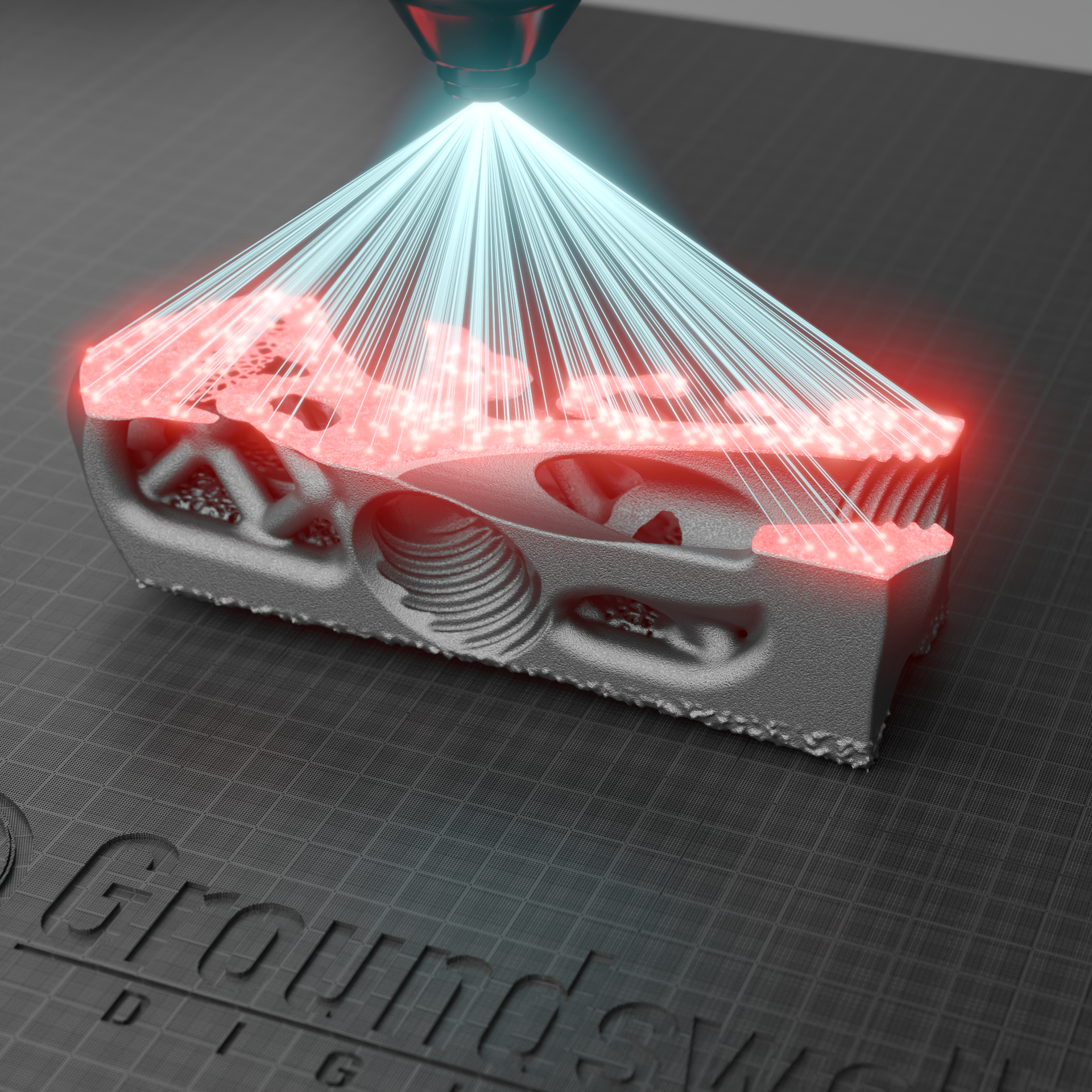 DMLS Metal 3D Printing Animation